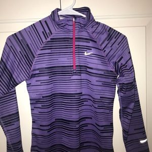 Nike pullover half zip jacket